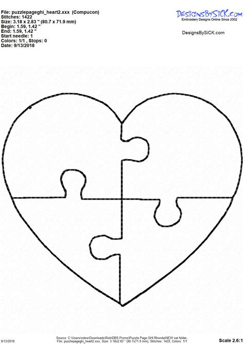 Get 5 Free Heart Puzzle Templates To Print