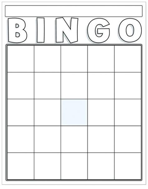 Get Free Blank Bingo Templates In Minutes