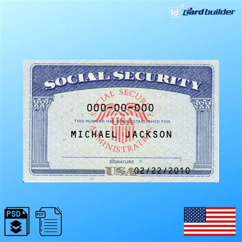 Get Free Ssn Card Template Download Now