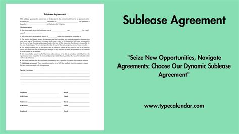 Get Free Sublease Agreement Template In Word Now