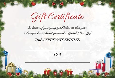 Gift Certificate Template In Google Docs Made Easy