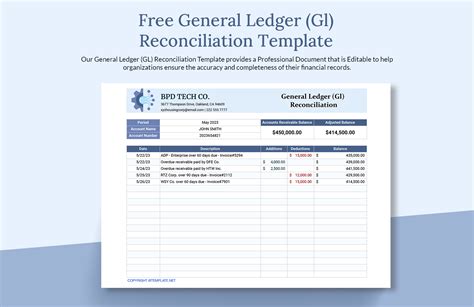 Gl Reconciliation Template Excel Made Easy