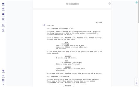 Google Docs Movie Script Template For Screenwriters