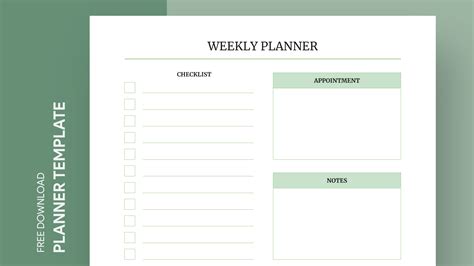 Google Docs Planner Templates For Productivity