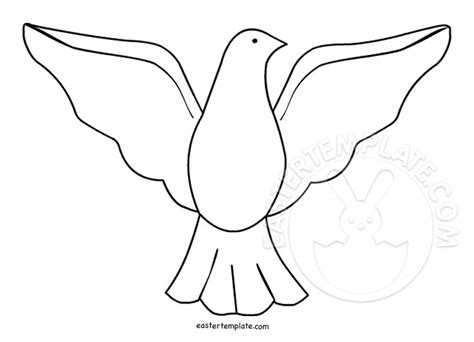 Holy Spirit Dove Template For Christian Art And Designs