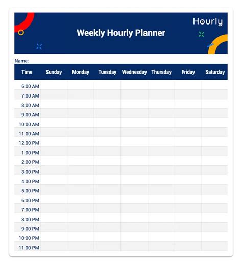 Hourly Work Schedule Template In Excel Made Easy