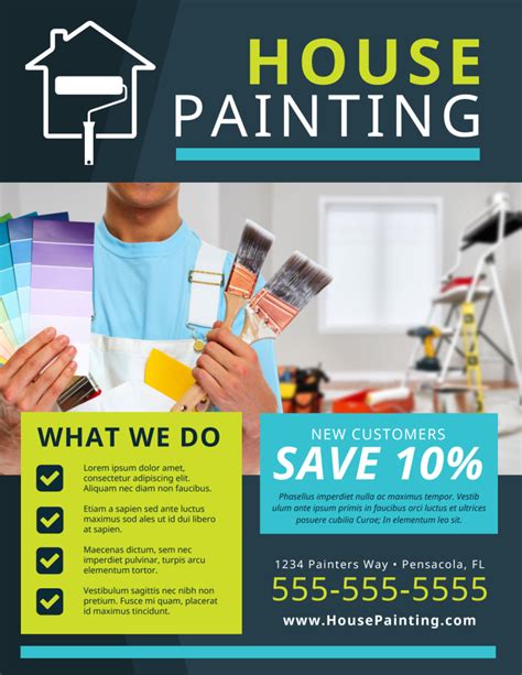 House Painting Flyers Templates Free Download