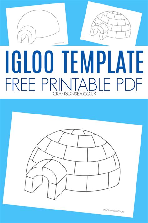 Igloo Craft Template And Fun Diy Projects