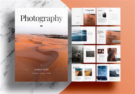 Indesign Photography Portfolio Template Designs