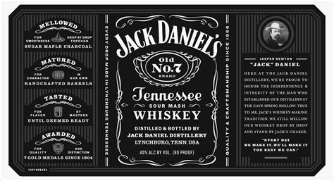 Jack Daniels Label Template Design And Download