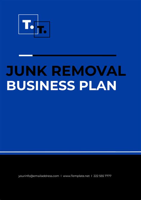 Junk Removal Business Plan Template Made Easy