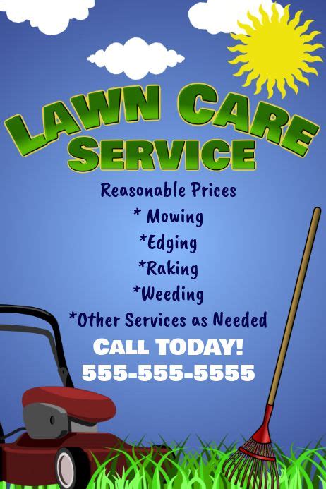 Lawn Mowing Service Template Made Easy