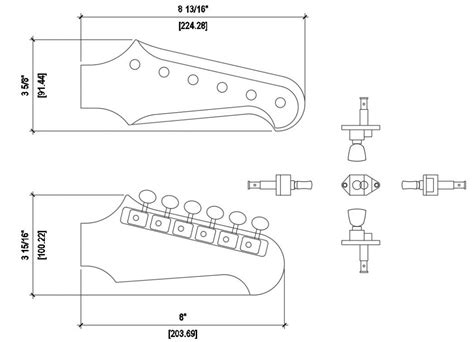 Les Paul Headstock Template: A Guitar Makers Essential Guide