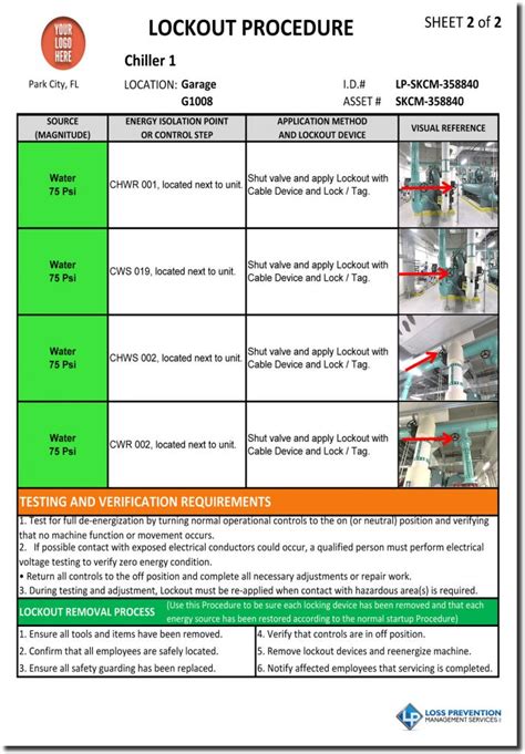 Lockout Tagout Procedure Template In Excel For Easy Compliance