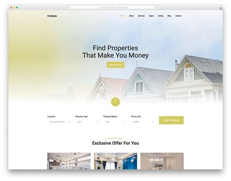 Luxury Real Estate Website Templates For High-End Agents