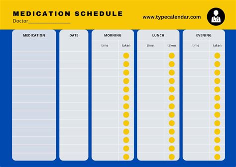 Manage Meds Easily: 5 Daily Schedule Templates