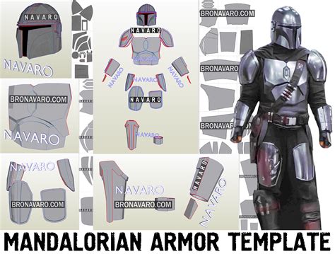 Mandalorian Armor Template Free Printable Diy Guide