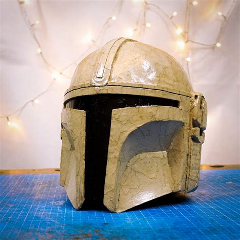 Mandalorian Helmet Template: Free Cardboard Diy Pattern