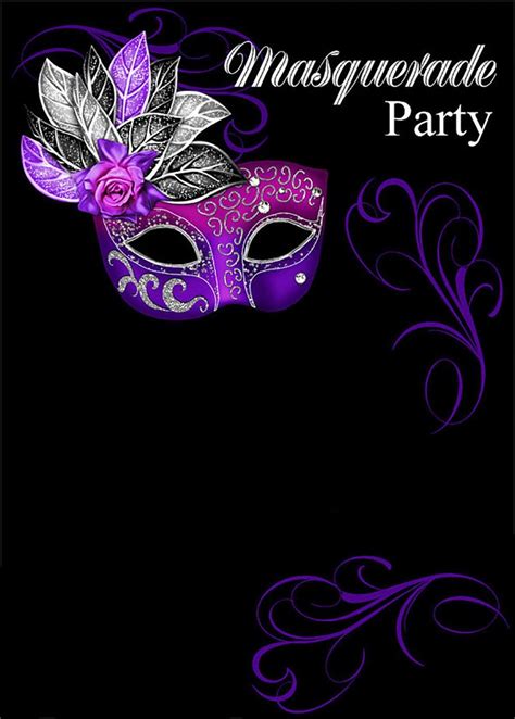 Masquerade Ball Invitation Templates Free Download