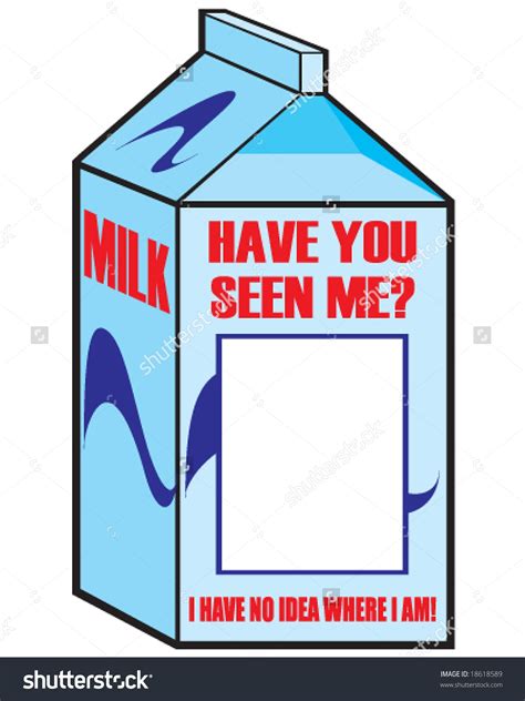 Milk Carton Missing Person Template Essentials