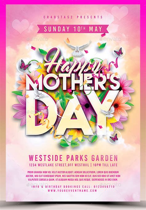 Mothers Day Flyer Template Designs