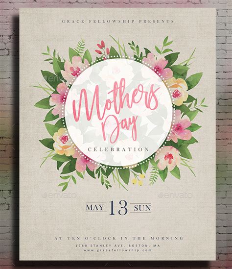 Mothers Day Invitation Card Templates And Ideas