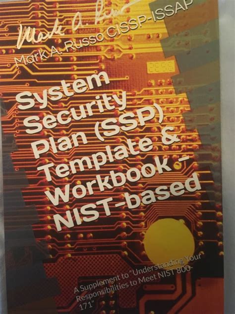 Nist 800-171 System Security Plan Template Guide