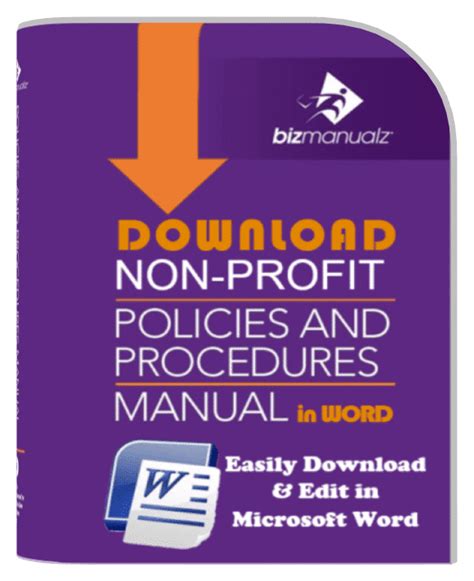 Nonprofit Policy And Procedure Manual Template