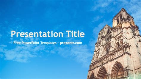 Notre Dame Powerpoint Template Free Download