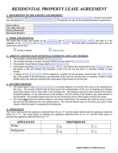 Ohio Rental Agreement Template: Free Download And Guide