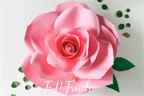 Paper Rose Template Free Download Now