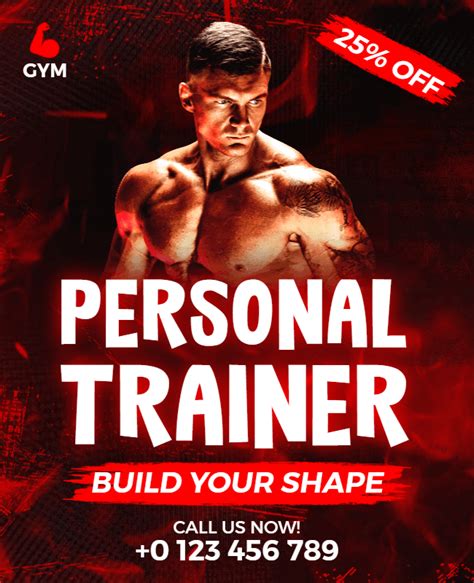 Personal Trainer Flyer Templates For Fitness Success