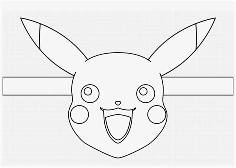 Pikachu Face Template Printable Download For Kids