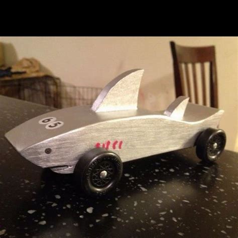 Pinewood Derby Shark Car Template And Designs