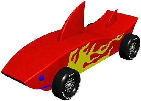 Pinewood Derby Shark Template Printable Designs For Kids