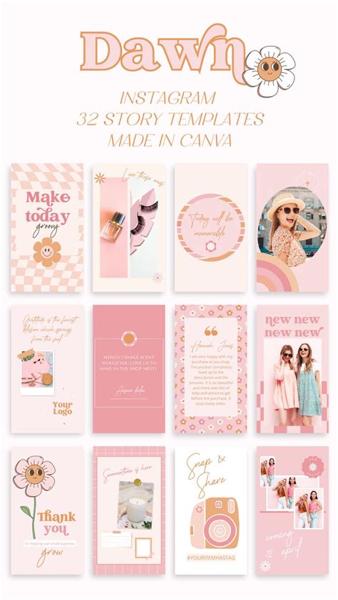 Pink Instagram Story Templates For Eye-Catching Posts