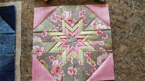 Plum Easy Folded Star Pattern And Template