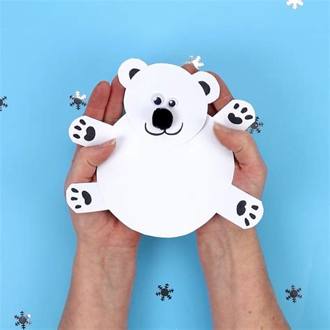 Polar Bear Craft Template For Kids