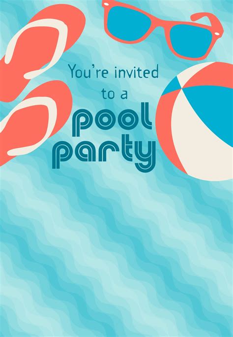 Pool Party Invitation Template: Fun Designs To Get Started