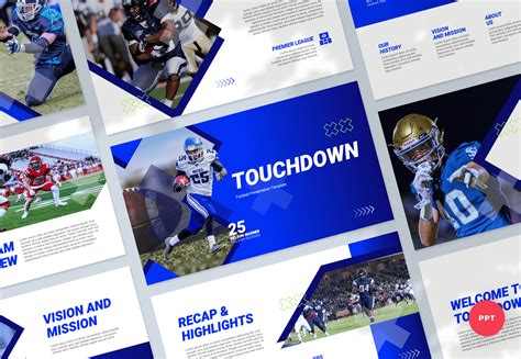 Powerpoint Football Playbook Template Design