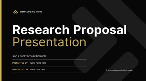 Ppt Template For Research Proposal Made Easy