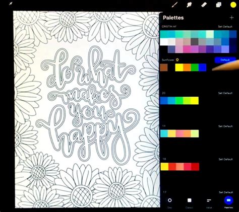 Procreate Coloring Templates For Digital Artists