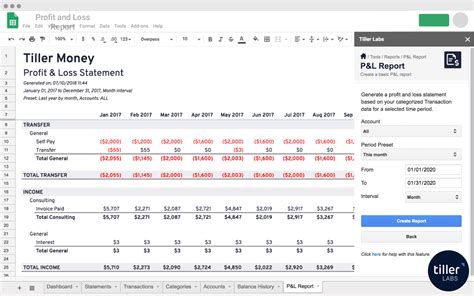 Profit And Loss Template In Google Sheets Made Easy