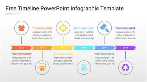 Project Timeline Slide Template For Powerpoint Presentations