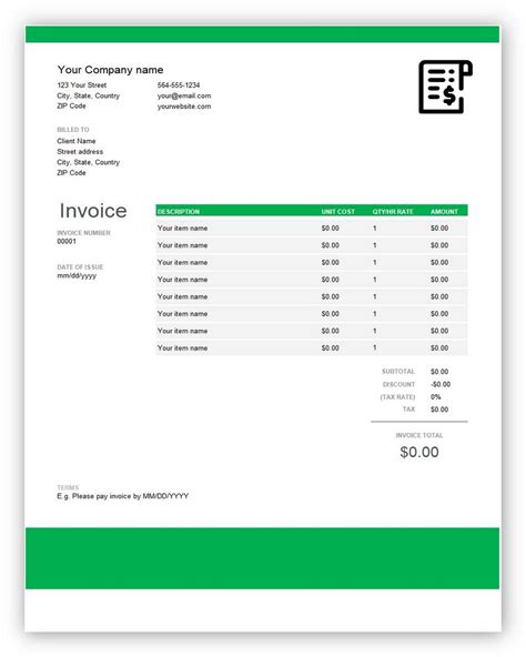 Quickbooks Invoice Templates Free Download Now Available