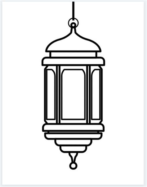 Ramadan Lantern Template Printable Designs