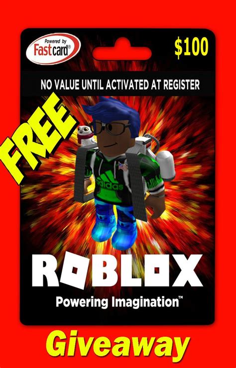 Roblox Gift Card Printable Template Download Free