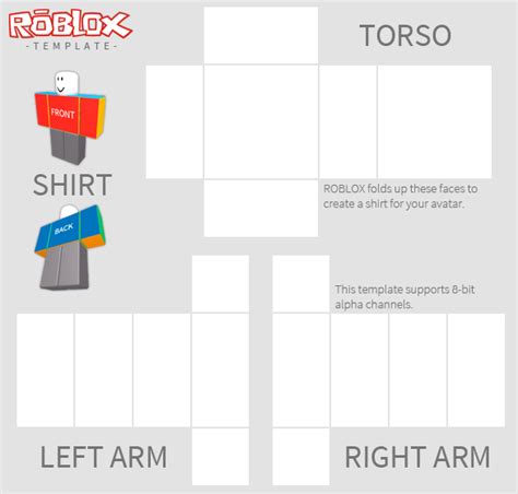 Roblox Shirt Template Size Revealed