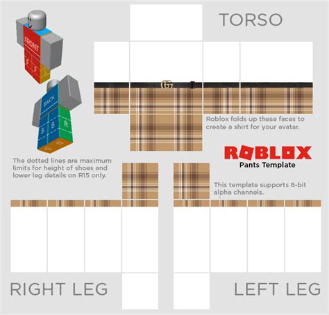 Roblox Template Pants Png Design Ideas