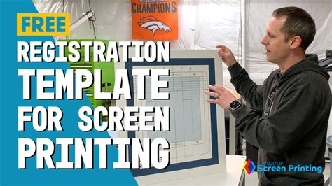 Screen Printing Pre Registration Template Guide